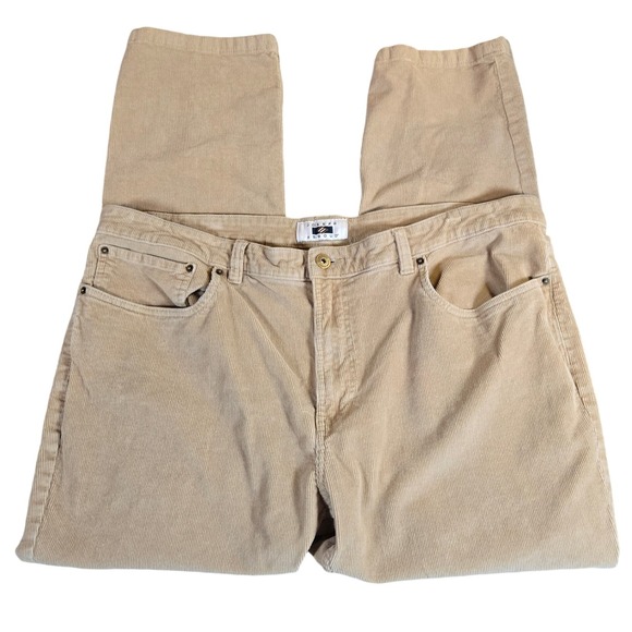 Joseph Abboud Mens Camel Corduroy Pants Size 42x30 Modern Fit - Picture 1 of 5